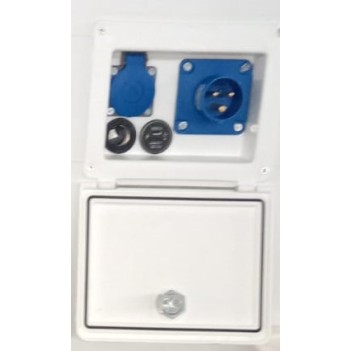 Dış Elk Girişi Priz Çakmaklık Usb Tycp (6028b)