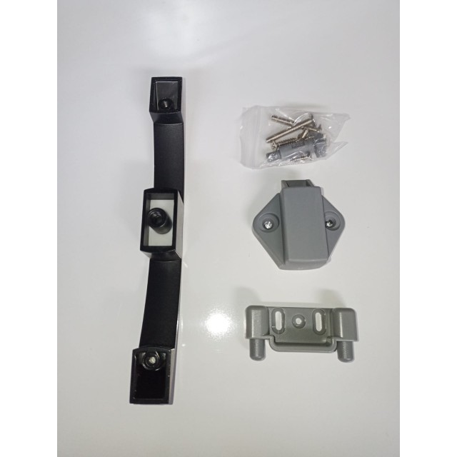 Basçek Kulp Dolap Kilidi Siyah Mat (9003)