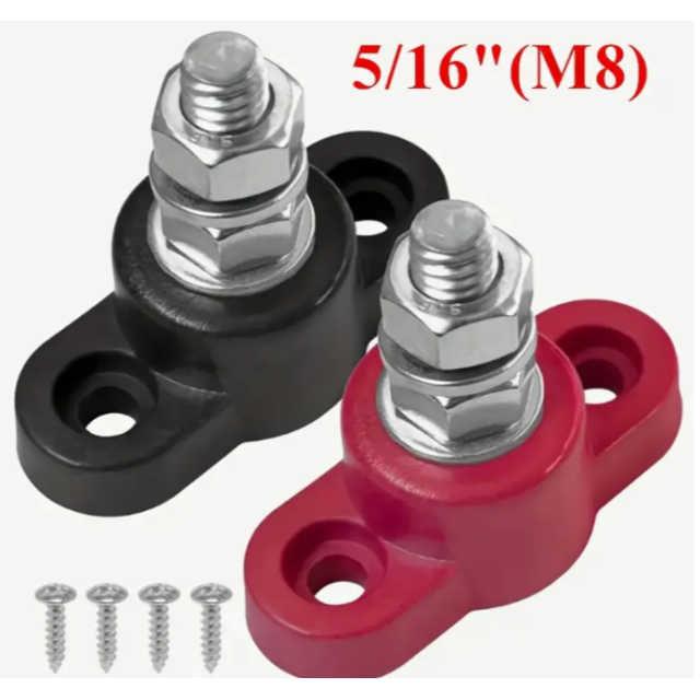 Bara M8 Metal Batarya Kablo Terminalleri, 36v Çift (7036)