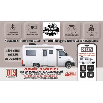 Konum Takip Sistemli Akıllı Karavan Alarmı Cep Telefonundan Kontrol (13020)