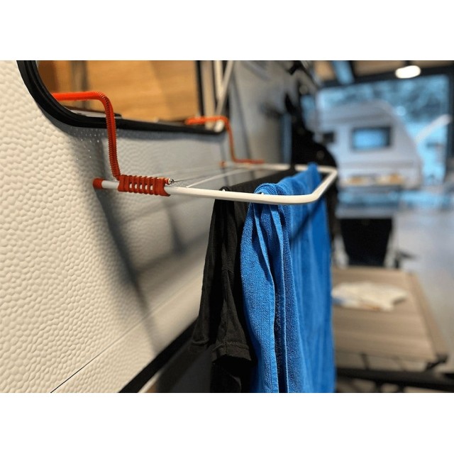 Pratik Karavan Çamaşır Askılığı Kırmızı (17019a)