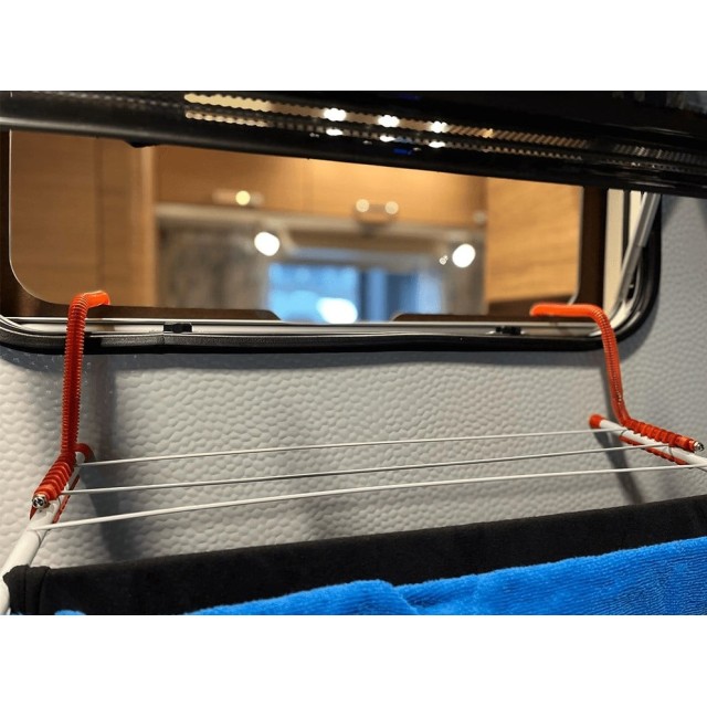 Pratik Karavan Çamaşır Askılığı Kırmızı (17019a)