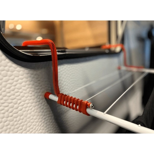 Pratik Karavan Çamaşır Askılığı Kırmızı (17019a)