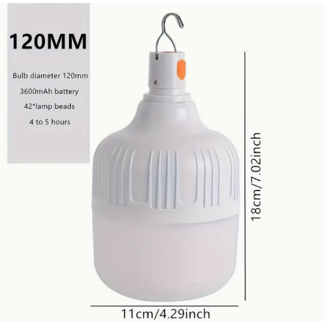 Şarjlı Led Ampül (6016b)