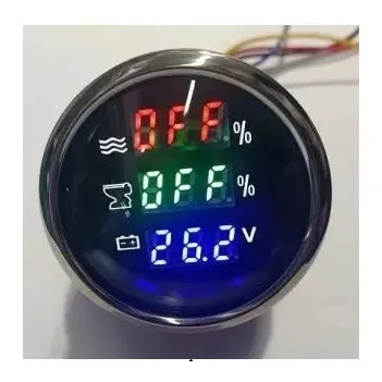 3 Lü Dijital Gösterge Temiz Su Pis Su Voltmetre (1022)