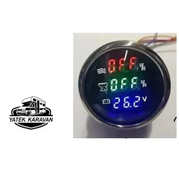 3 Lü Dijital Gösterge Temiz Su Pis Su Voltmetre (1022)