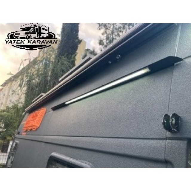 Psa Grubu Araçlara Uyumlu Sürgülü Kapı Yağmur Oluğu Ledli (6034)