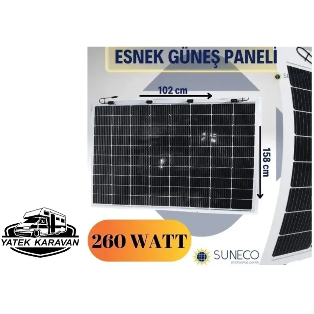 Suneco  Esnek Güneş Paneli 260 W (19004h)