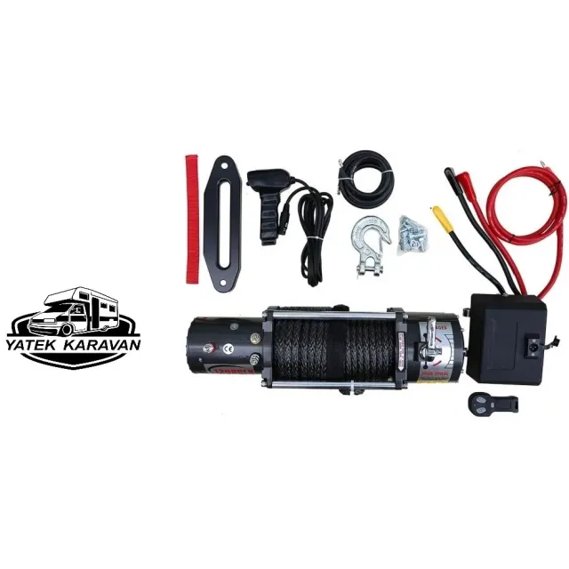 12000lb Sentetik Halatlı Elektrikli Offroad Vinç (17026a)