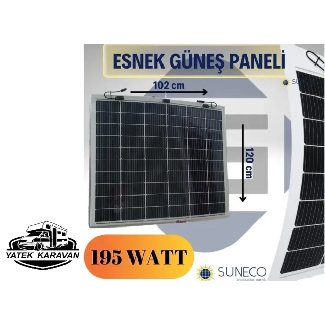 Suneco  Esnek Güneş Paneli 195 W (19004g)
