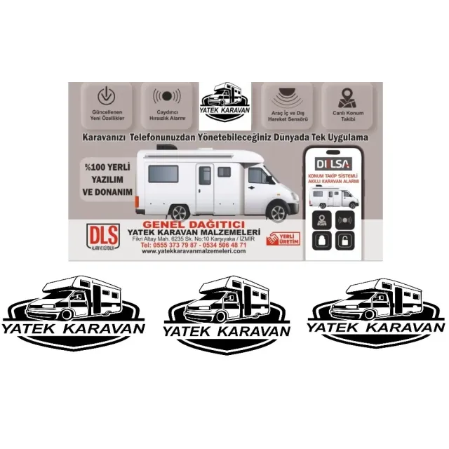 Konum Takip Sistemli Akıllı Karavan Alarmı Cep Telefonundan Kontrol (13020)