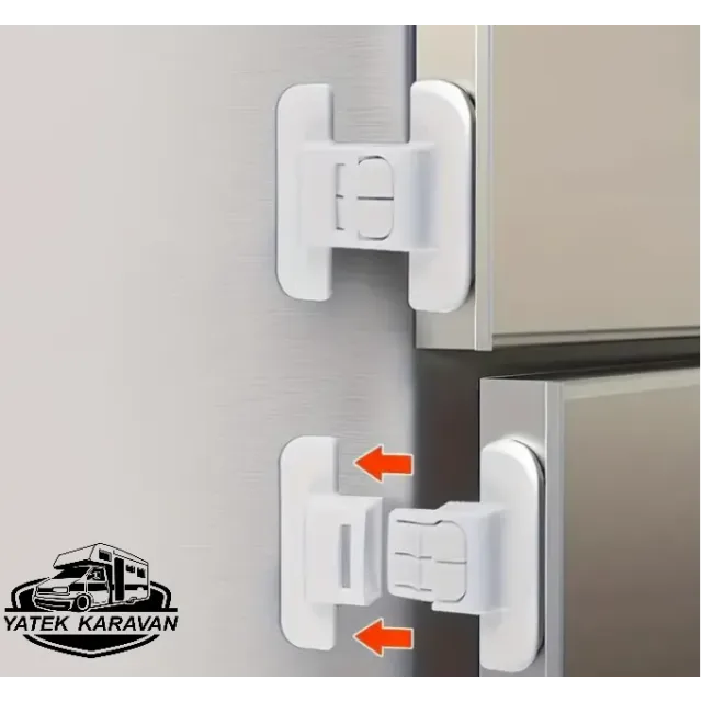 Buzdolabı Kapak Kilidi Yapışkanlı (17021)