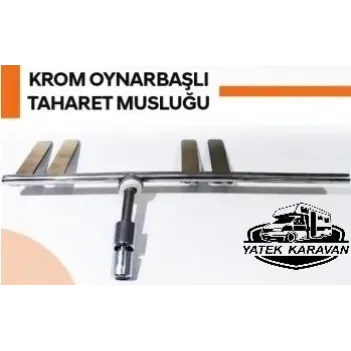 Taharet Çubuğu Krom Oynarbaşlıklı (4020a)