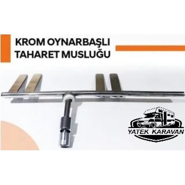 Taharet Çubuğu Krom Oynarbaşlıklı (4020a)