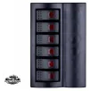 Bfy Otomatik Sigortalı Ve Işıklı Switch Panel 6 Lı Siyah Butonlu (7011)