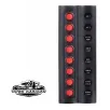 Bfy Marin Sigortalı Switch Panel 8 Li Kırmızı Butonlu (7009)