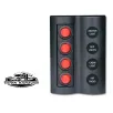 Bfy Marin Sigortalı Switch Panel 4 Lü Kırmızı Butonlu (7007)