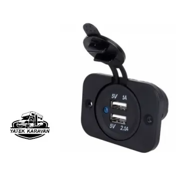 Kapaklı Marin Usb Soketi 12v (7015)
