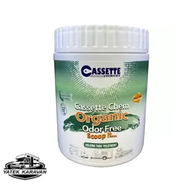 Cassette Chemıcals Karavan Tekne Maceratörlü Tuvalet Kimyasalı Organic 16 Doz 150 Litre Gri Su, Siyah Su Temizleyici (5034)