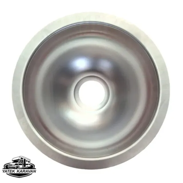 27 Cm Yuvarlak Evye Lavabo Mat  Krom Eco (11031)