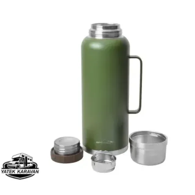 Nurgaz Campout Çift Katmanlı Termos 2600 Ml Yeşil (17n038)