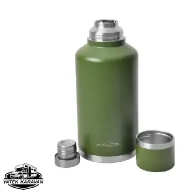 Nurgaz Campout Çift Katmanlı Termos 2000 Ml Yeşil (17n037)