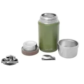 Nurgaz Campout Çift Katmanlı Yemek Termosu 600 Ml Yeşil (y17n034)