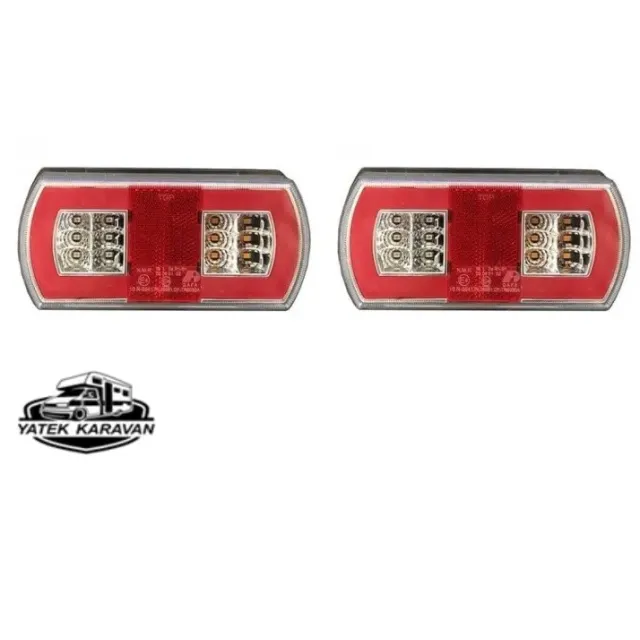Römork Ve Karavan Led Stop Lambası 12 Volt 8 X 16.5 Cm (17037)