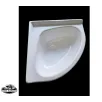 Karavan Banyo Köşe Lavabo Evye Polyester 34 X 34 X 14 (25005a)