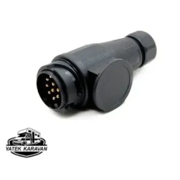 Römork Fişi Karavan 13 Pin Plastik Erkek Fişi (17029)