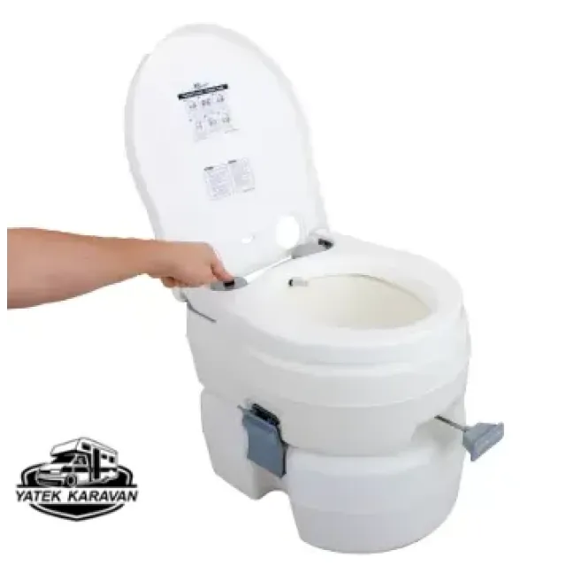 100 Numara Portatif Tuvalet ( Beyaz ) Taharet Musluklu (5022)