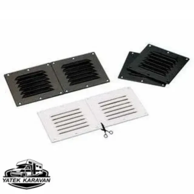 12 X 25 Cm Menfez Siyah (8004)