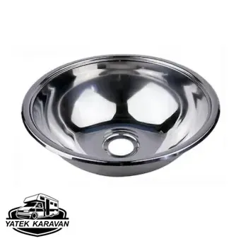 Tekne - Karavan  Evye Lavabo, Krom, 29 Cm (11022)