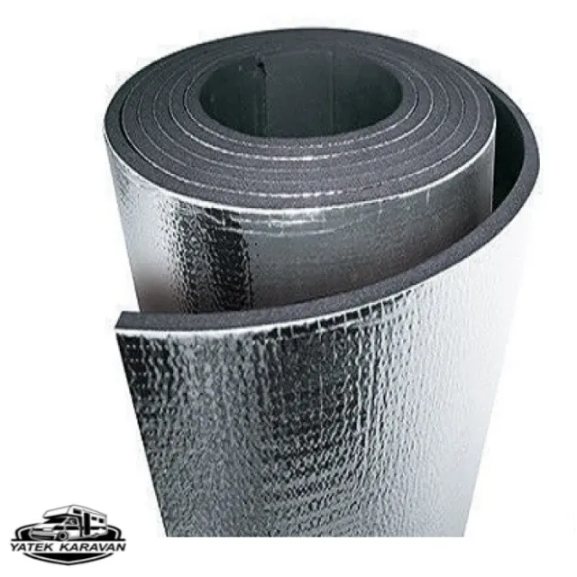 6 Mm Elastomerik Kauçuk İzolasyon 36 Mt Kare Folyolu Yapışkanlı (13001)