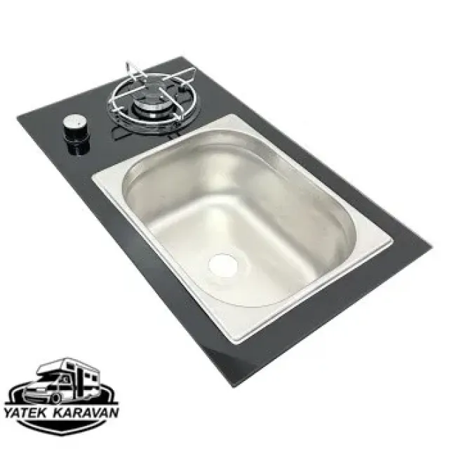 Karavan Tek Ocak Evye Kare Ünivercal 33 X 55 Gaz Emliyetli Univercal (11011k)