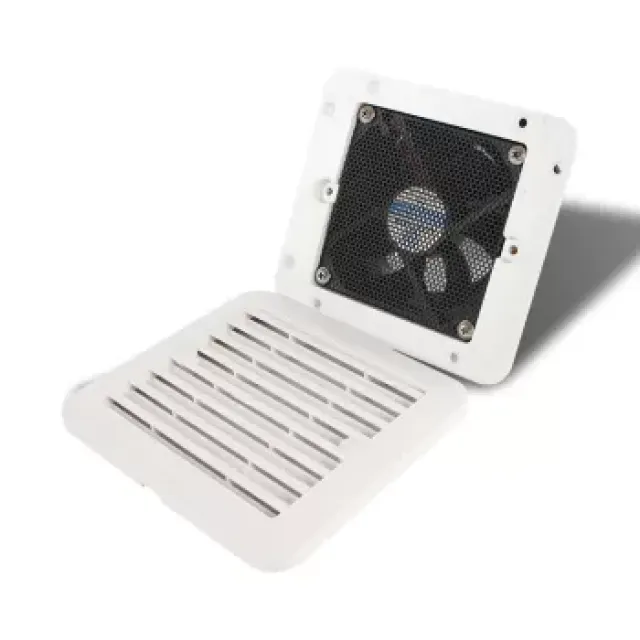 Sessiz, Havalandırma Fanı 12 V - Beyaz 14 X 12.8 X 5 Cm (8030)