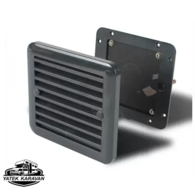 Sessiz, Havalandırma Fanı 12 V - Siyah 14 X 12.8 X 5 Cm (8029)