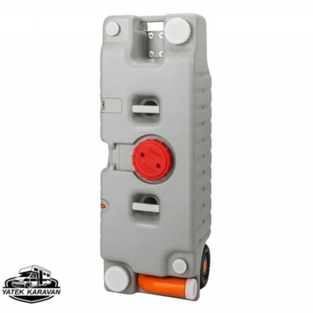 Porvaletti Portatif Tekerlekli Su Tankı 75l, Göstergeli (5014)