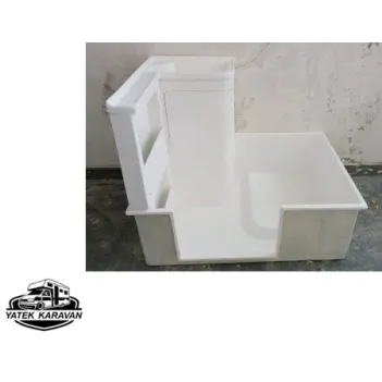 Banyo Duş Teknesi Dolap Lavabo Dahil Beyaz 75 X 110 (25001b)