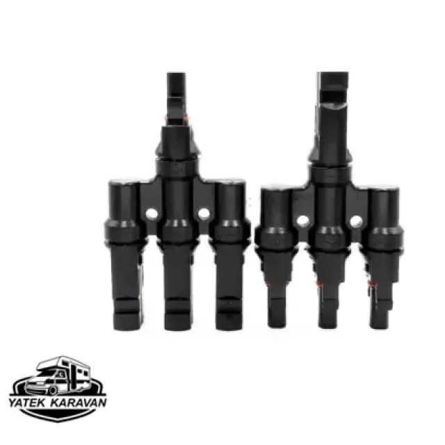 Üçlü ( 3'lü ) Konnektör Bir Dişi Bir Erkek Set (19029)