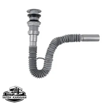 Körüklü Lavabo Sifonu Butonlu (10029)