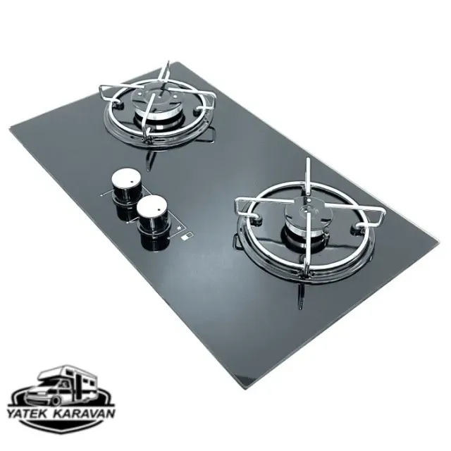 Karavan Ocağı İki Gözlü Ankastre  30 X 50 Cm Univercal (11010s)