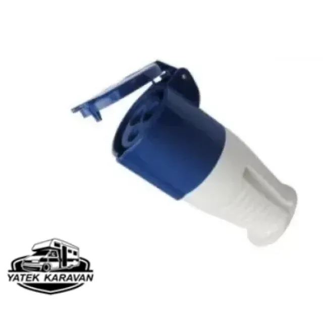 Karavan Kapaklı Dış Elektrik Fişi Dişi (16 Amper) (6028)