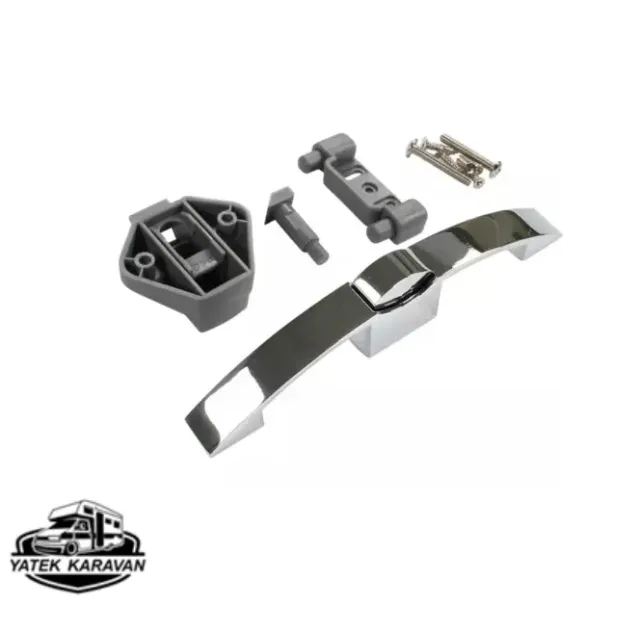 Basçek Kulp Dolap Kilidi Krom (9004)