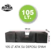 Karavan Su Deposu 105 Lt Atık Su  Siyah (32013)