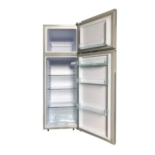 Evacool  200 Lt Karavan Tekne Buzdolabı 12 - 24 Volt Çift Kapaklı Gri (30006g)