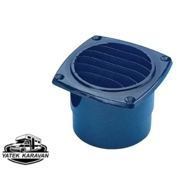 Havalandırma Kapağı Menfez 100 Mm Hortum Girişli Siyah (8013b)