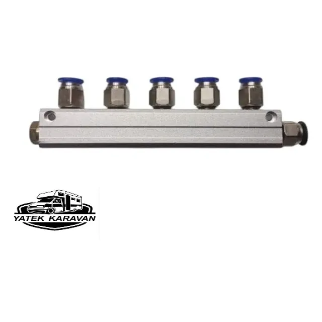 5 Li Kollektör Dolu 12 Mm Pnömatik Hortuma Uyumlu (28003d)