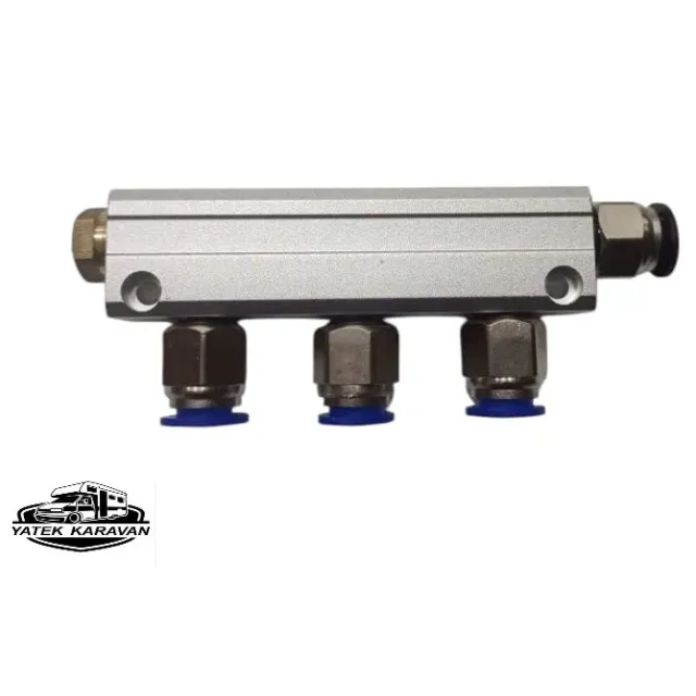 3 Lü Kollektör Dolu 12 Mm Pnömatik Hortuma Uyumlu (28001d)