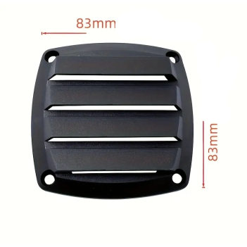 Siyah Menfez 83 X 83 Mm (8002)